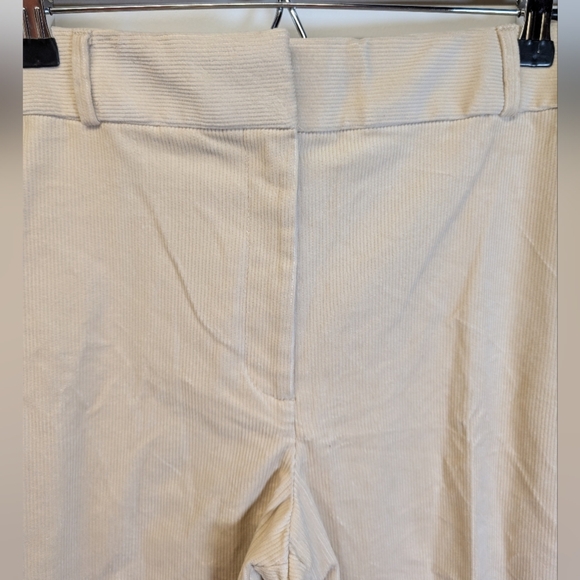 Banana Republic Factory oyster pearl straight corduroy trouser pant size 14 NWT - Picture 4 of 7